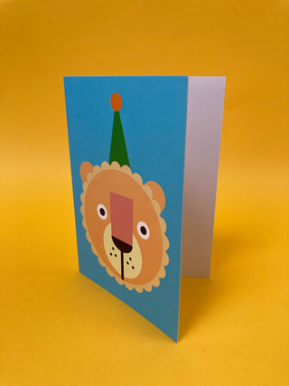 Lion Party Animal Birthday Card