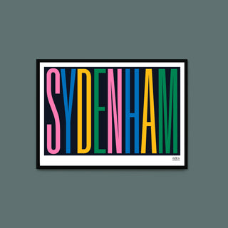 Sydenham Typography Print