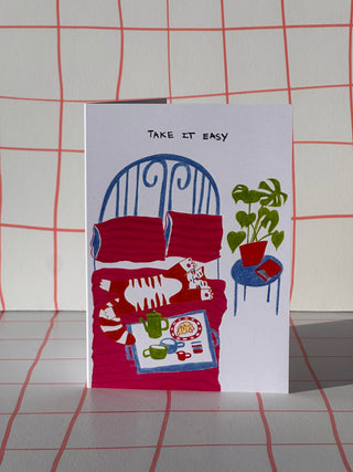 Take it easy Greetings Card