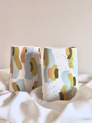 Narrow Abstract Vase