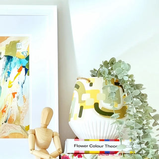 Abstract Hanging Planter