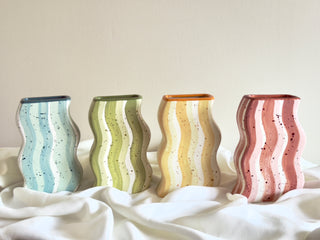 Short Wavy Vase
