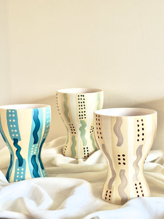 Tall Abstact Vase
