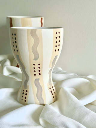 Tall Abstact Vase