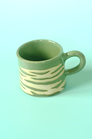 Teal Zebra Mug