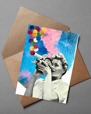 Technicolor Greetings Card