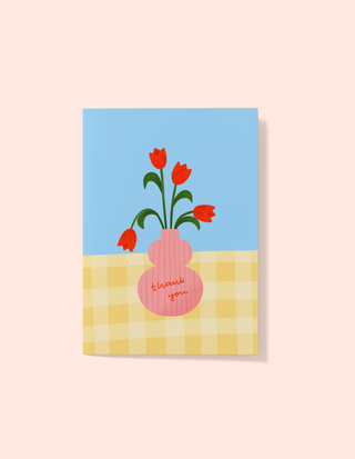 Thank You Tulips Greeting Card
