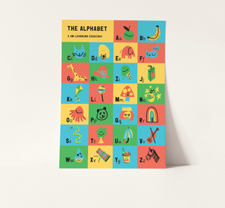 The Alphabet Art Print