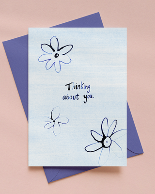 Thinking About You Greetings Card
