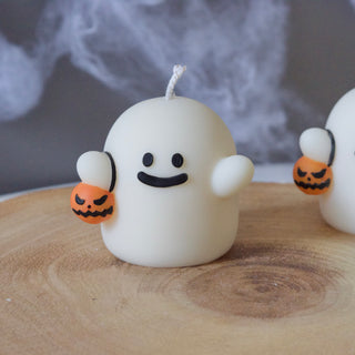 Trick or Treat Ghosty Candle