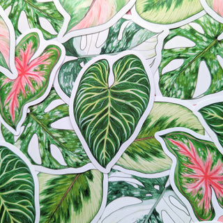 Tropical Leaves Sticker Set