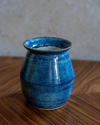 Angular Bud Vase - Seascape glaze