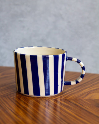 Jumbo Geometric Mug - Stripe