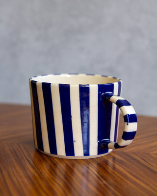 Jumbo Geometric Mug - Stripe
