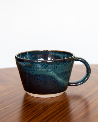 Flared Mug - Deep Sea glaze