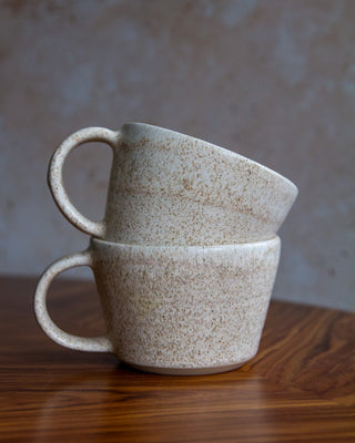 Flared Mug - Pepper glaze