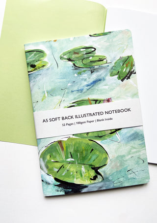 Waterlilies A5 Notebook