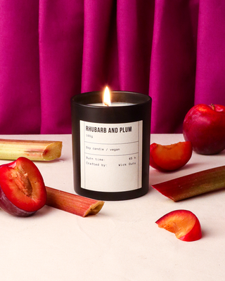 Rhubarb and Plum Candle