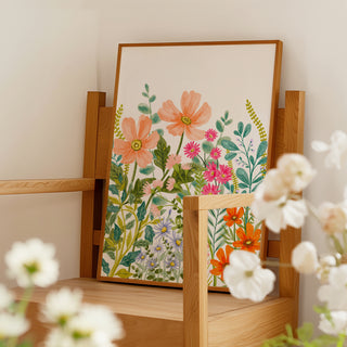 Wildflower Watercolour Print