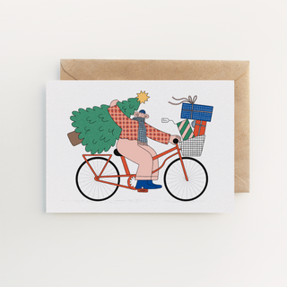 Bike Christmas Card