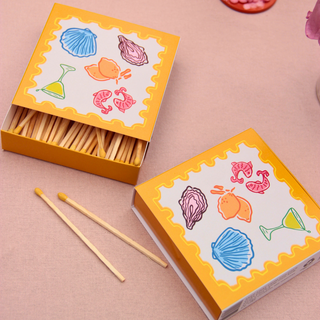 Yellow Postcard Matches