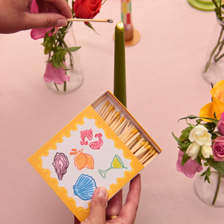 Yellow Postcard Matches
