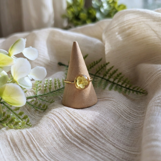 Yellow Spiraea Adjustable Ring