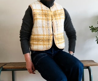 Yellow Wool Gilet