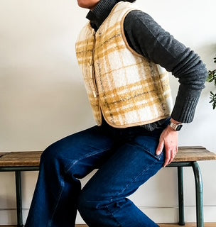 Yellow Wool Gilet
