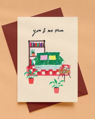 You & Me Mum Greetings Card
