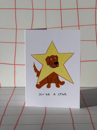 You're a Star Greetings Card