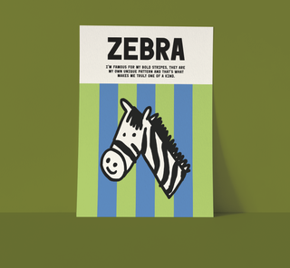 Zebra, Wildlife Wonders Art Print