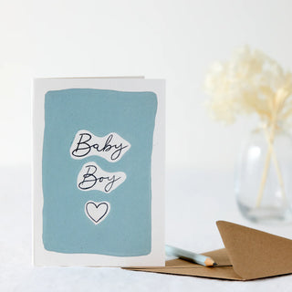 New Baby Boy card