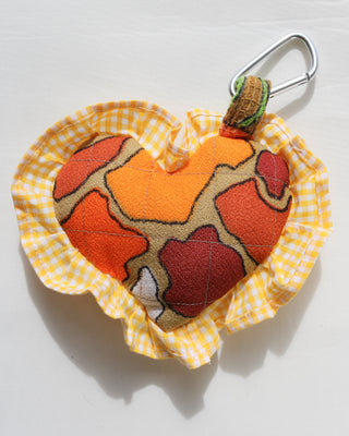 Bag charm - Orange vintage