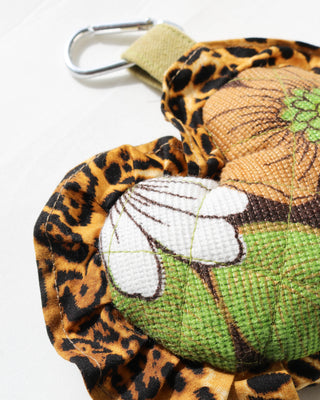 Bag charm - Vintage and leopard