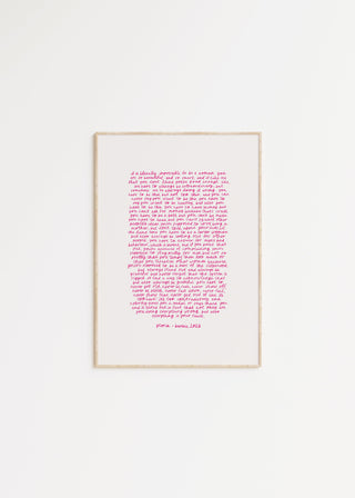 Barbie Speech Print