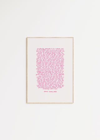 Barbie Speech Print