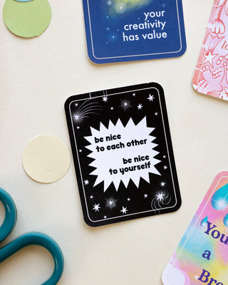 Be Nice To Each Other Sticker