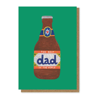 Best Dad Beer Card