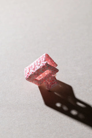 Small Hair Clip - Berry Dot