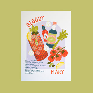 Bloody Mary Cocktail Art Print