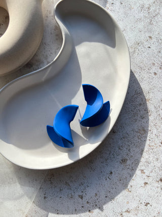 Dervish Earrings - Cobalt Blue (Small)