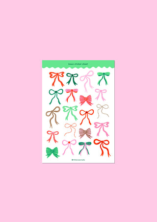 Bows Sticker Sheet