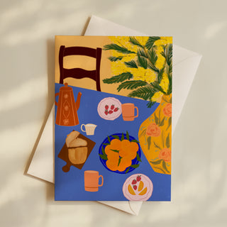 Breakfast in Italy Card