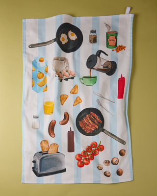 Breakfast tea towel
