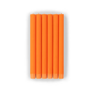 Bright Orange Dinner Candle