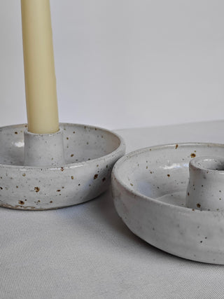 Speckled Candle Holder