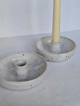 Speckled Candle Holder
