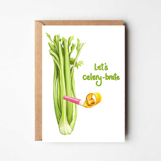 Celerybrate greeting card