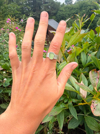 Chunky Seaglass Ring